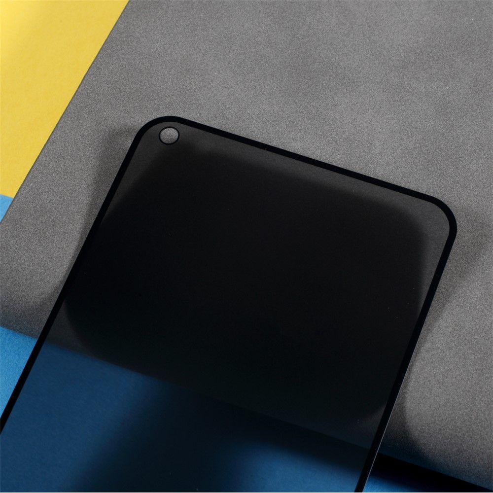 Anti-peep Silk Printing Tempered Glass Full Screen Guard Film (Side Glue) for Xiaomi Redmi Note 9T 5G/Redmi Note 9 5G-5