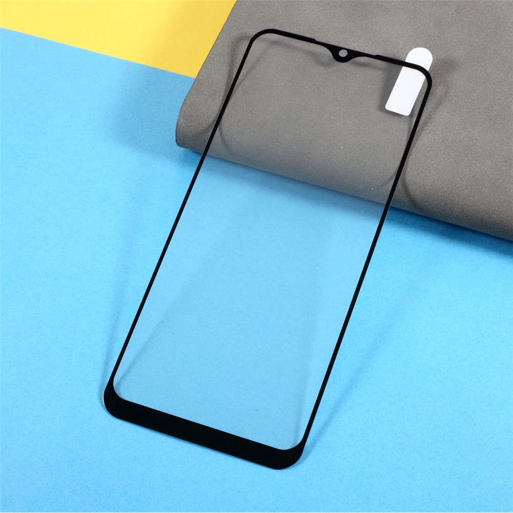 Full Coverage Silk Printing Anti-Burst Tempered Glass Screen Protector Full Glue for LG K41S-3