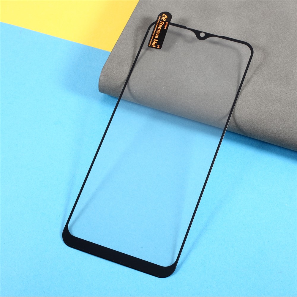 Full Coverage Silk Printing Anti-Burst Tempered Glass Screen Protector Full Glue for LG K41S-6
