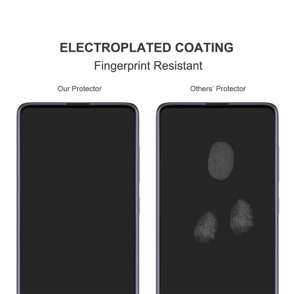 2Pcs/Set HAT-PRINCE 0.26mm 9H 2.5D Arc Edge Tempered Glass Screen Protector for Xiaomi Redmi 9T-3
