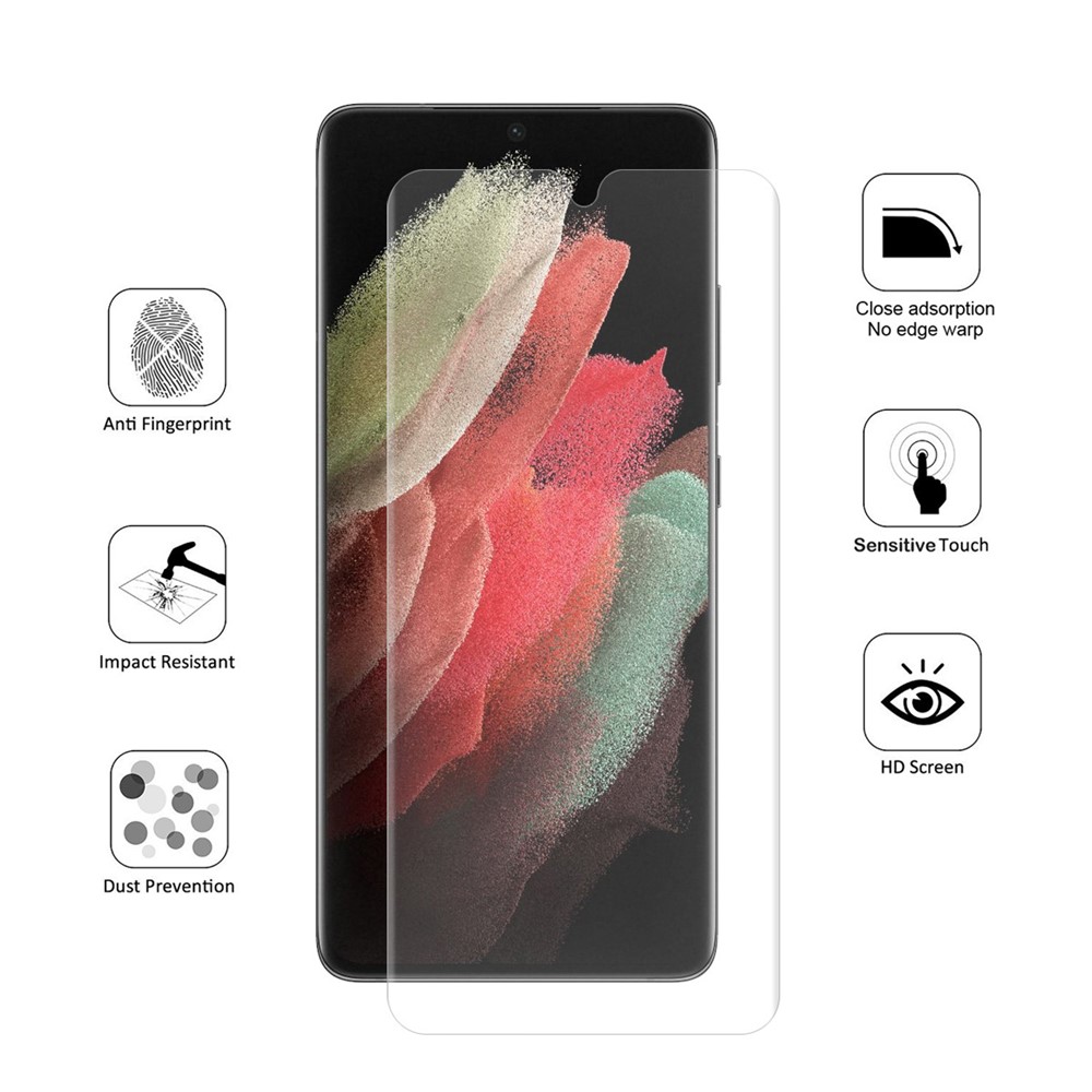 ENKAY Soft 3D Full Screen Protector Guard Film for Samsung Galaxy S21 Ultra 5G-2