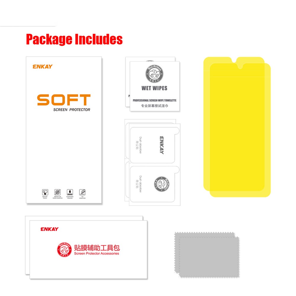 2 Шт. Enkay Soft 3D Полноэкранный Защитник Защитный Пленок Для Samsung Galaxy S21 Ultra 5G-7