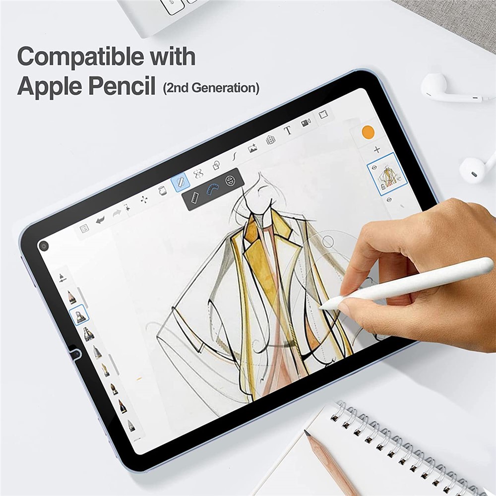 0.3mm Arc Edge Tempered Glass Screen Protective Film for iPad Mini 6-3