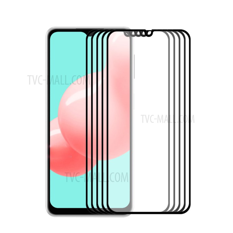Hut Prinz 5 Stück Vollkleber 0,26mm 9h 2.5D Anti-Explosion Full Coverage Screen Protector Für Samsung Galaxy A32 5G-1