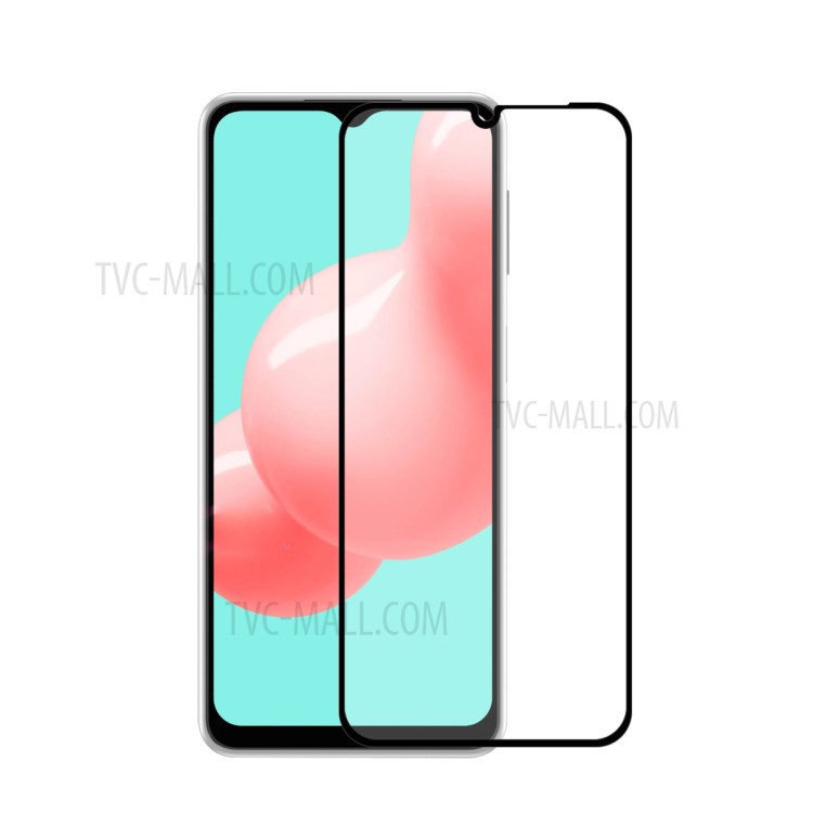HAT PRINCE Full Glue 0.26mm 9H 2.5D Anti-explosion Full Coverage Screen Protector for Samsung Galaxy A32 5G-1