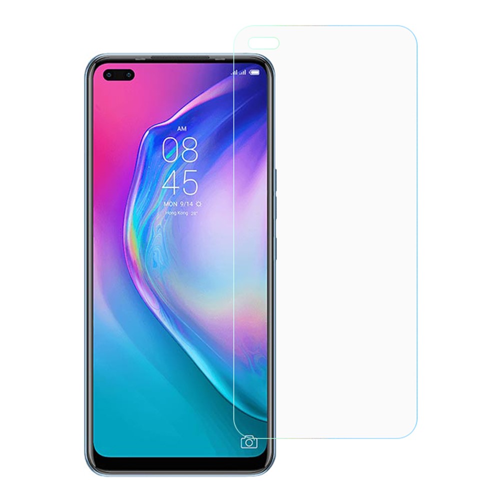 0.3mm Arc Edge Ultra Clear Tempered Glass Phone Screen Protector Film for Tecno Camon 16 Pro-1