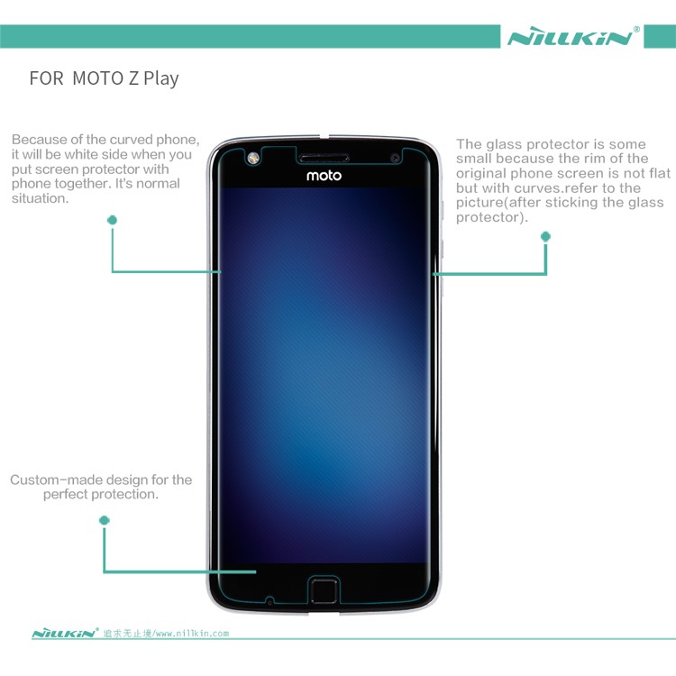 NILLKIN Amazing H+PRO for Motorola Moto Z Play Tempered Glass Screen Protector Nanometer Anti-Explosion-1