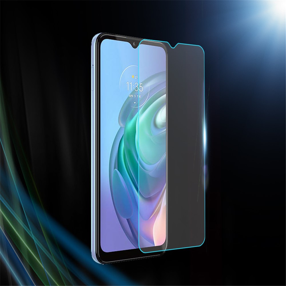 0.3mm Anti- fingerprint Arc Edge Tempered Glass Screen Protective Film for Motorola Moto G10 Power-4