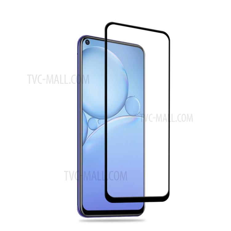 MOCOLO Full Screen HD Clear Silk Printing Anti-explosion Tempered Glass Protector for vivo Y30 Standard - Black-5