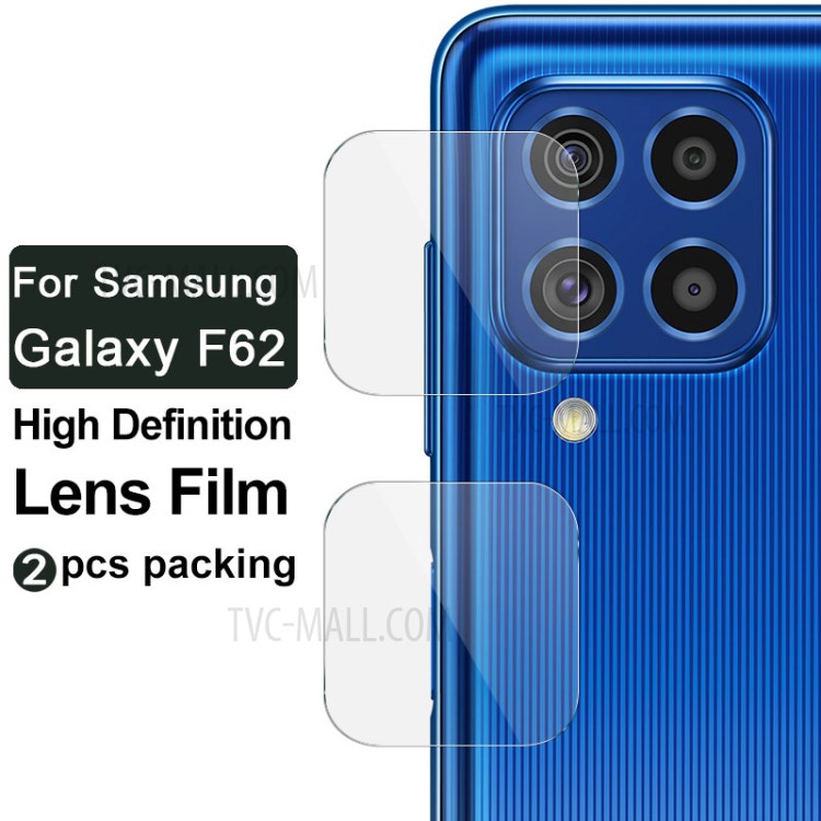 2Pcs/Pack IMAK High Definition Glass Lens Film for Samsung Galaxy F62 / M62-4