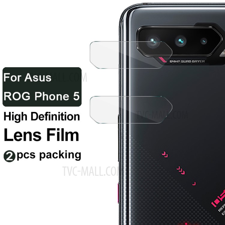 2Pcs/Pack IMAK High Definition Glass Lens Film for Asus Asus ROG Phone 5-4