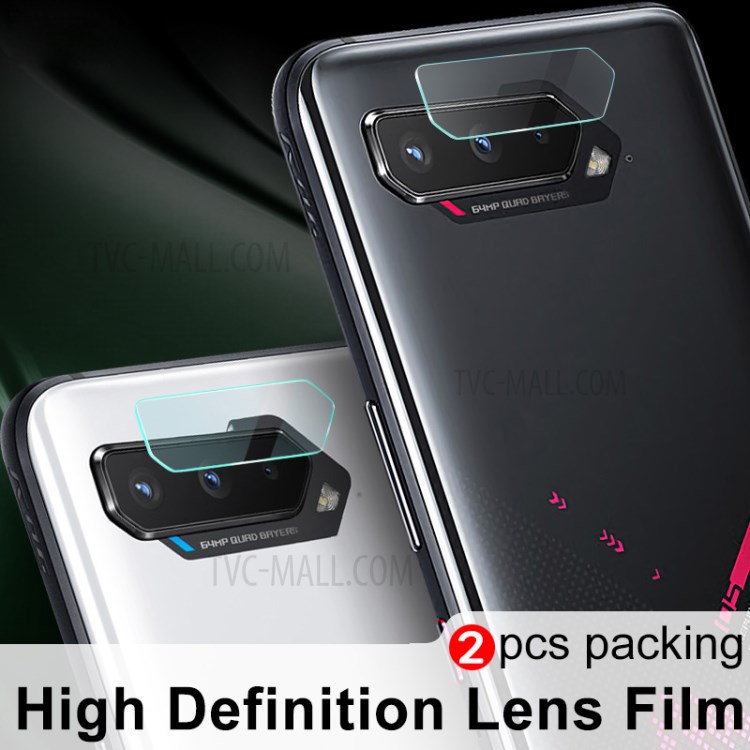 2Pcs/Pack IMAK High Definition Glass Lens Film for Asus Asus ROG Phone 5-5