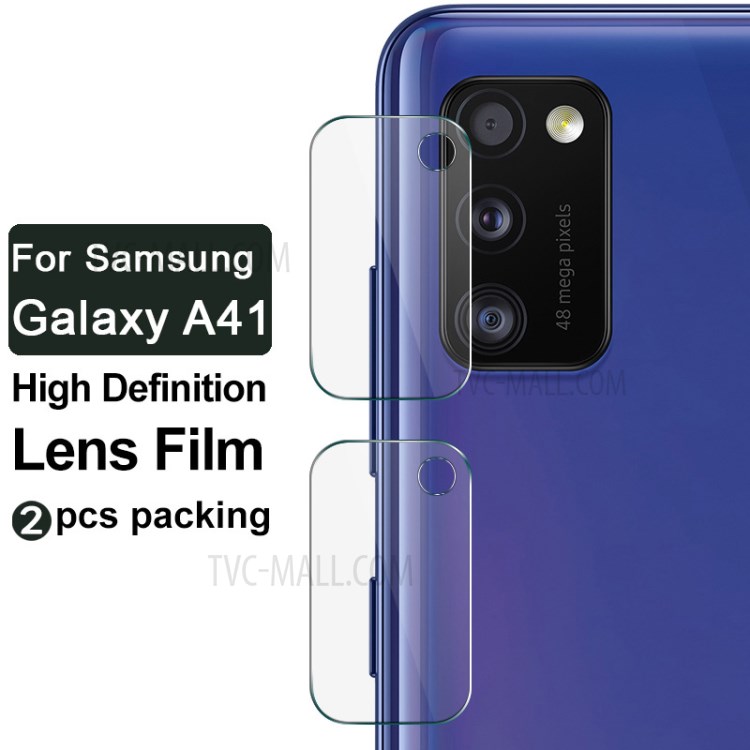 2Pcs/Pack IMAK High Transparency Anti-Scratch Glass Lens Film for Samsung Galaxy A41 (Global Version)-4