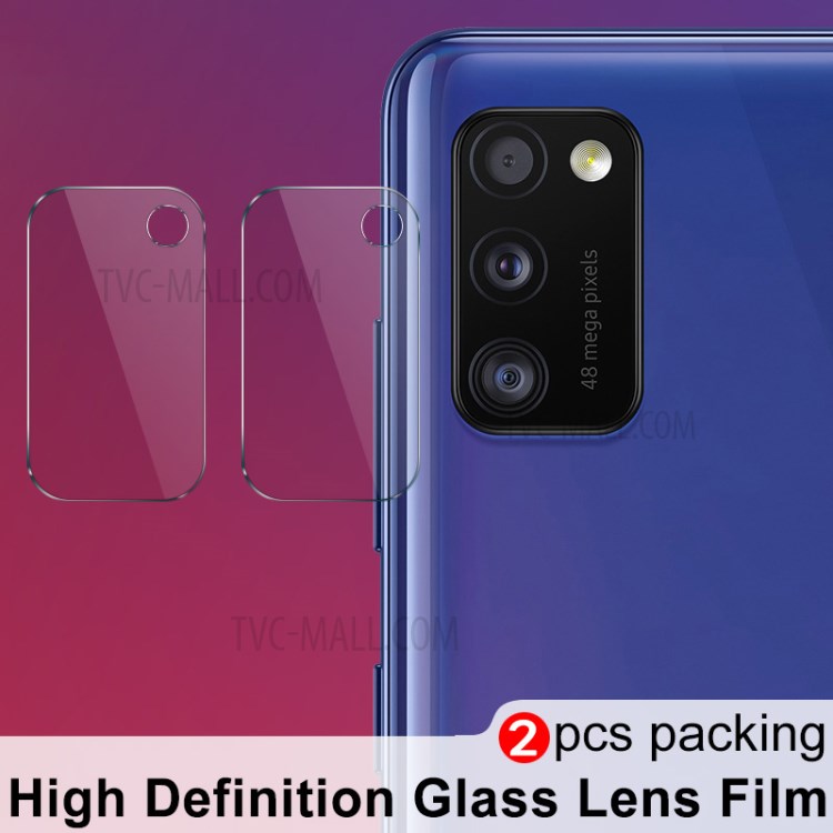 2Pcs/Pack IMAK High Transparency Anti-Scratch Glass Lens Film for Samsung Galaxy A41 (Global Version)-6