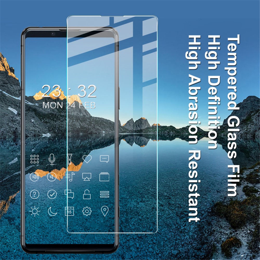 IMAK H Series Shatter-proof Tempered Glass Screen Protector Film for Sony Xperia 1 III-4