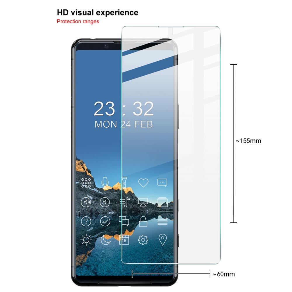 IMAK H Series Shatter-proof Tempered Glass Screen Protector Film for Sony Xperia 1 III-6
