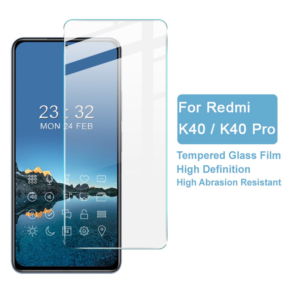 Имак H Shatter-защищенная Экрана Защищенная Стеклянная Пленка Для Xiaomi Redmi K40/K40 Pro/K40 Pro+/Mi 11i/poco F3-2