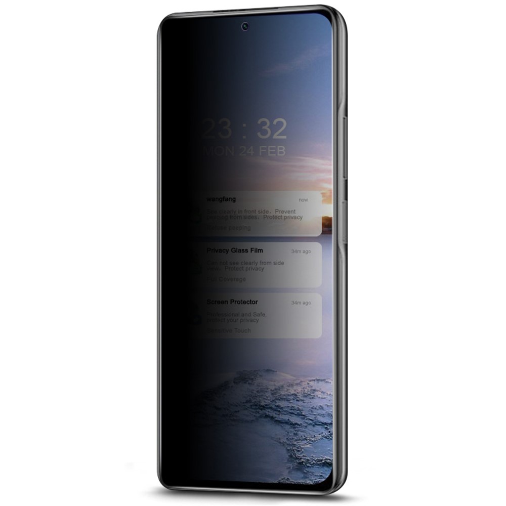 IMAK 9H Härte Anti-Peep Tempered Gla-Protector Für Xiaomi Redmi K40 / K40 Pro / K40 Pro Plus-9