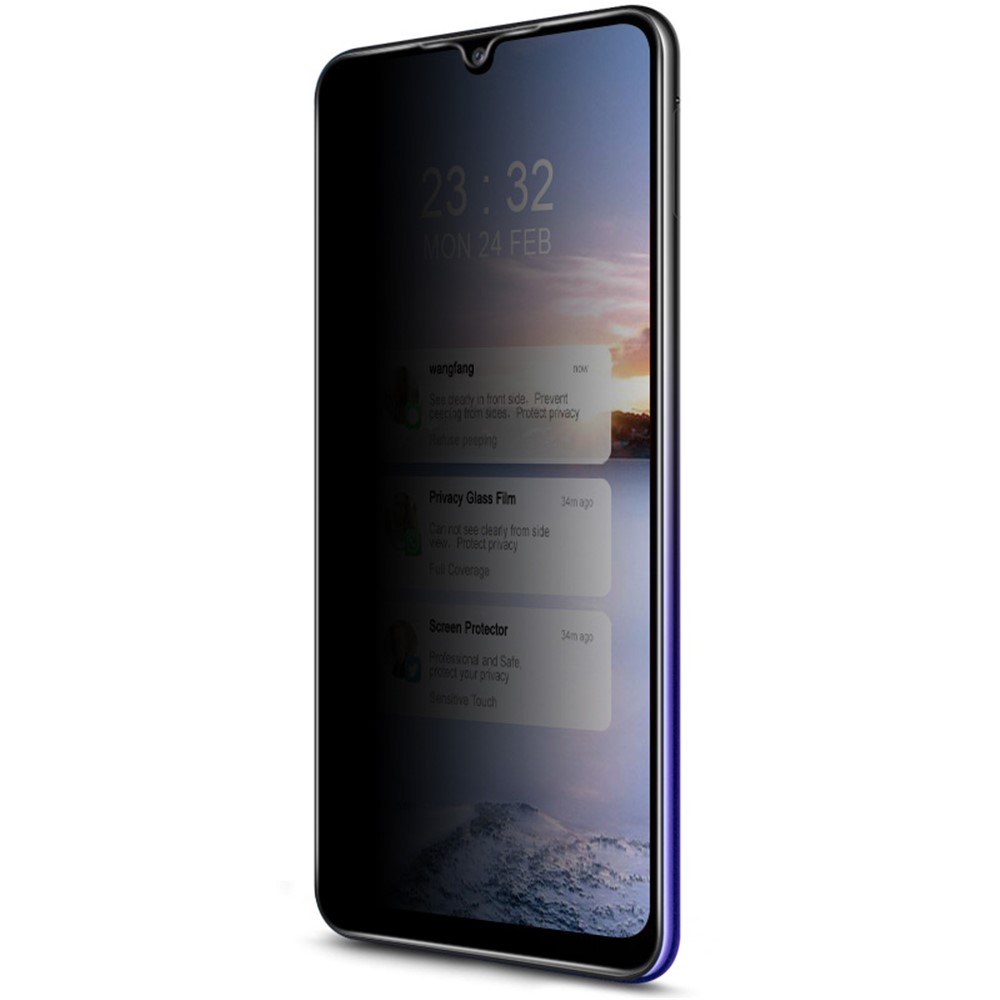 IMAK Anti-peep 9H Hardness Tempered Glass Protector for Samsung Galaxy A32 4G-11