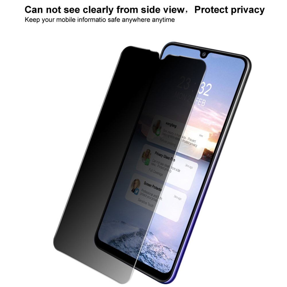 IMAK Anti-peep 9H Hardness Tempered Glass Protector for Samsung Galaxy A32 4G-7