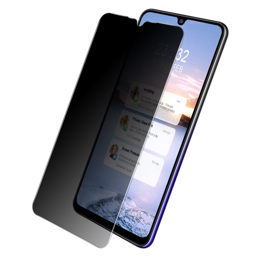 IMAK Anti-peep 9H Hardness Tempered Glass Protector for Samsung Galaxy A32 4G-8