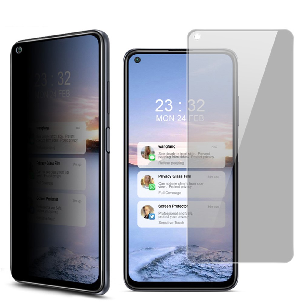 IMAK Anti-Spionage 9H Ultra Clear Tempered Glass Protector Für Xiaomi Redmi Anmerkung 9 5g / Anmerkung 9T 5G-1