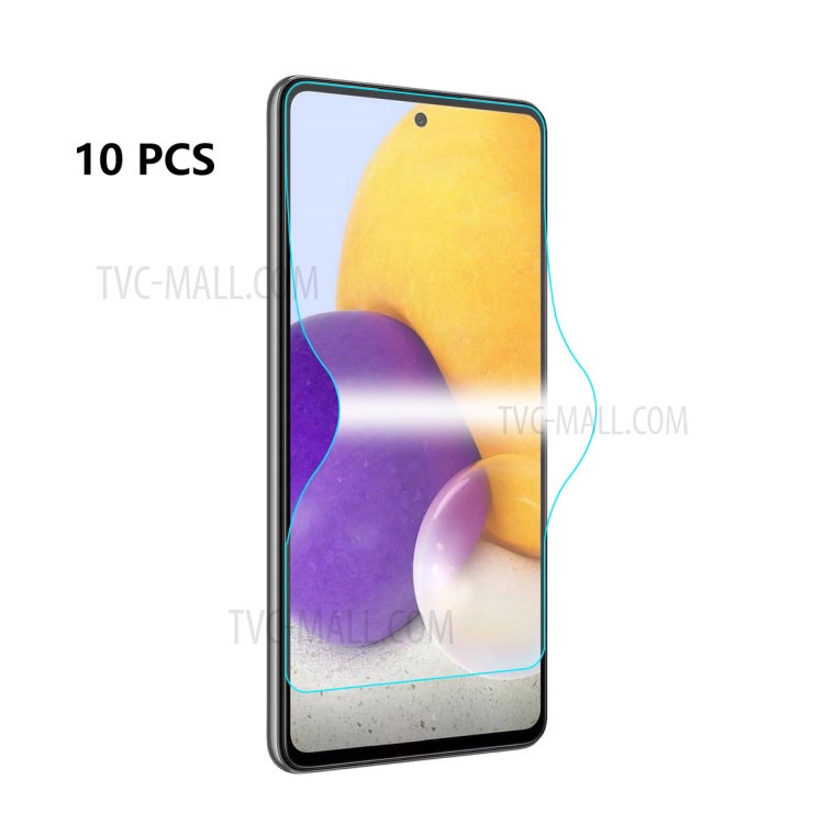 10Pcs ENKAY Soft 3D Full Screen Coverage Anti-Scratch Screen Protector Guard Film for Samsung Galaxy A72 5G / 4G-1