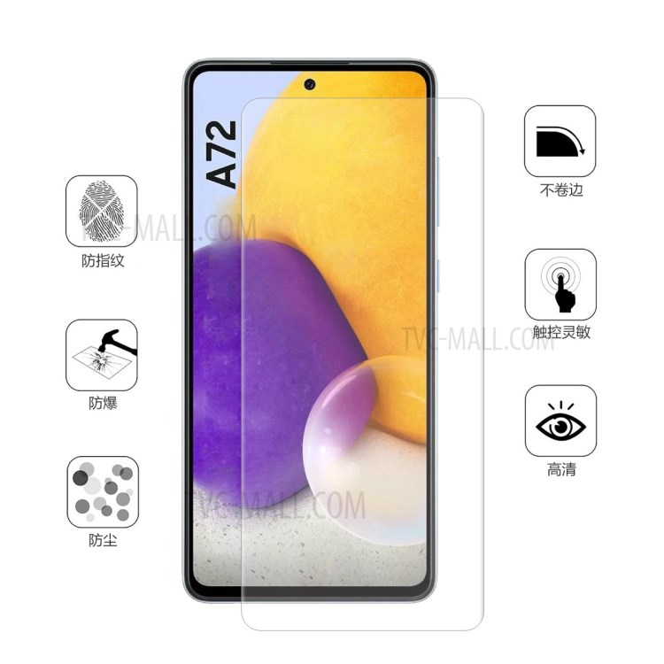10Pcs ENKAY Soft 3D Full Screen Coverage Anti-Scratch Screen Protector Guard Film for Samsung Galaxy A72 5G / 4G-2