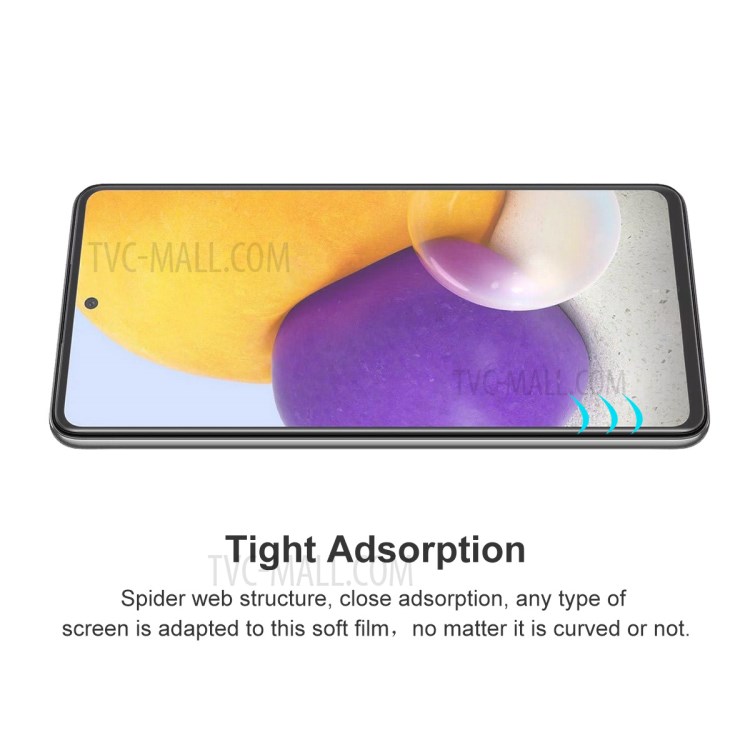 10Pcs ENKAY Soft 3D Full Screen Coverage Anti-Scratch Screen Protector Guard Film for Samsung Galaxy A72 5G / 4G-3