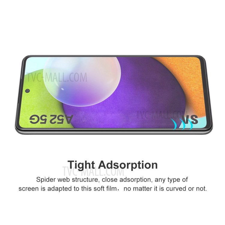 10Pcs ENKAY Soft 3D Full Screen Coverage Anti-Scratch Screen Protector Guard Film for Samsung Galaxy A52 5G / 4G-3