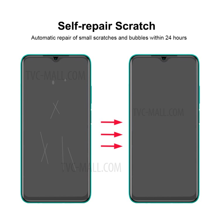 5Pcs ENKAY 3D Full Screen Coverage Hydro-coagulant Screen Protector Film for Xiaomi Redmi 9T/9 Power/Note 9 4G (Qualcomm Snapdragon 662)-4