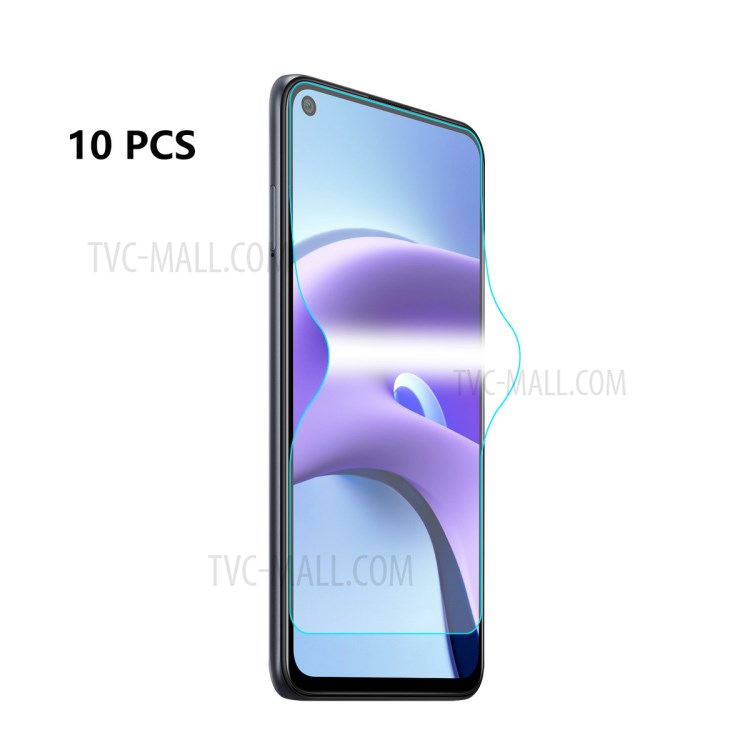 10Pcs ENKAY Full Screen Coverage 3D PET Hydro-coagulant Screen Protector Film for Xiaomi Redmi Note 9T 5G/Redmi Note 9 5G-1