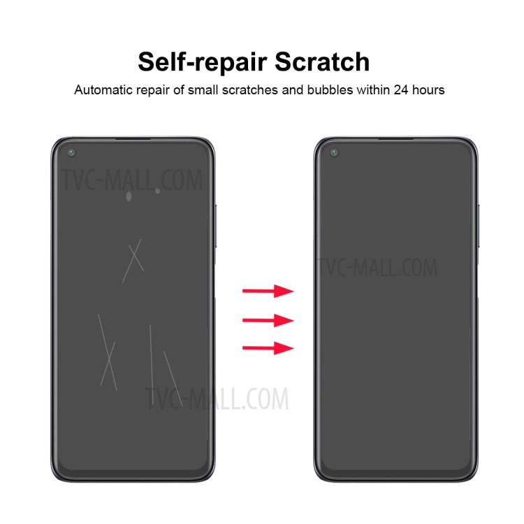 10Pcs ENKAY Full Screen Coverage 3D PET Hydro-coagulant Screen Protector Film for Xiaomi Redmi Note 9T 5G/Redmi Note 9 5G-4