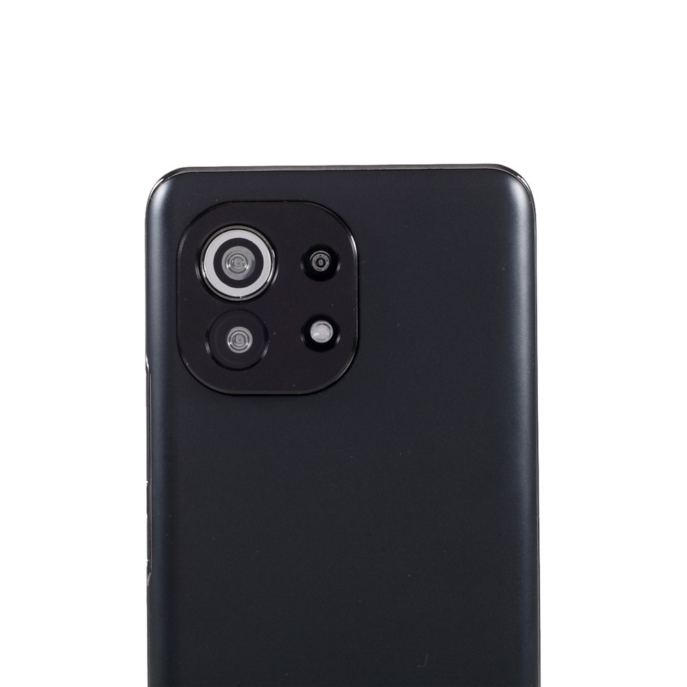 Aluminium Alloy Rear Camera Lens Frame Protector for Xiaomi Mi 11 - Black-3