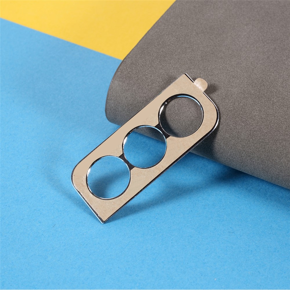 Aluminium Alloy Rear Camera Lens Frame Protector for Samsung Galaxy S21 5G - Black-5