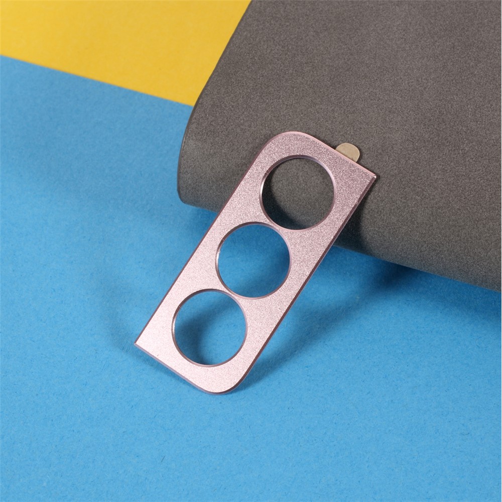 Aluminium Alloy Rear Camera Lens Frame Protector for Samsung Galaxy S21+ 5G - Rose Gold-4