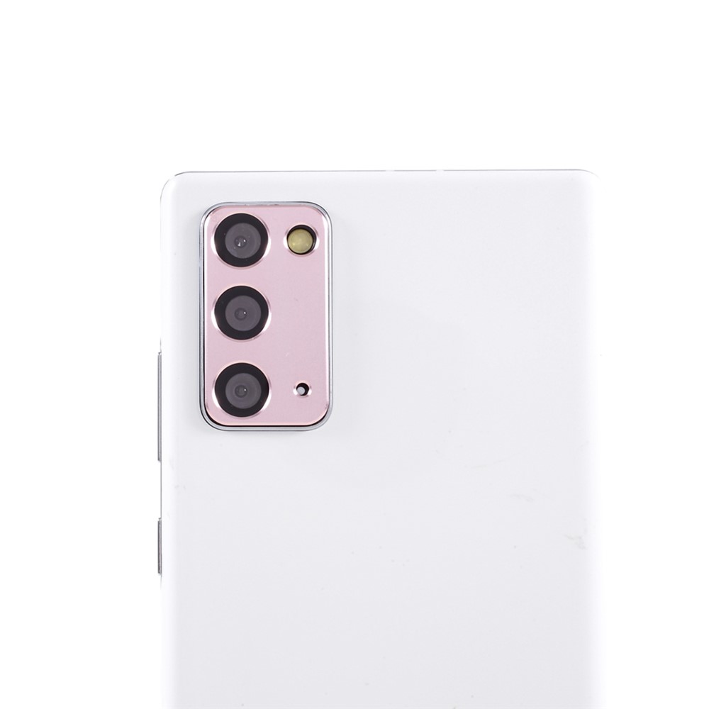 Aluminium Alloy Rear Camera Lens Frame Protector for Samsung Galaxy Note 20 - Rose Gold-3
