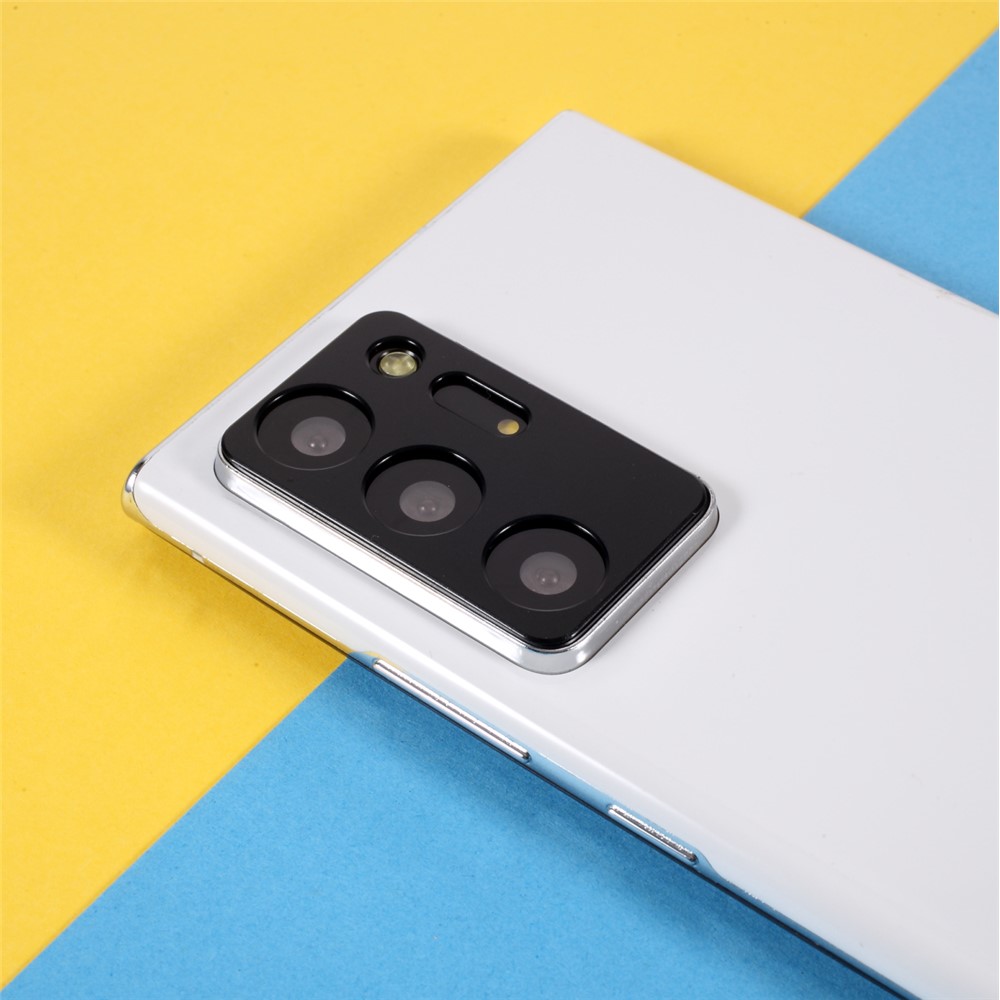 Aluminium Alloy Rear Camera Lens Frame Protector for Samsung Galaxy Note20 Ultra - Black-4