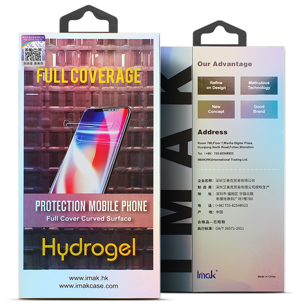 IMAK 2Pcs/Set Full Coverage High Definition TPU Hydrogel Film III Back Protector for ZTE nubia Red Magic 6 Pro / ZTE nubia Red Magic 6-11