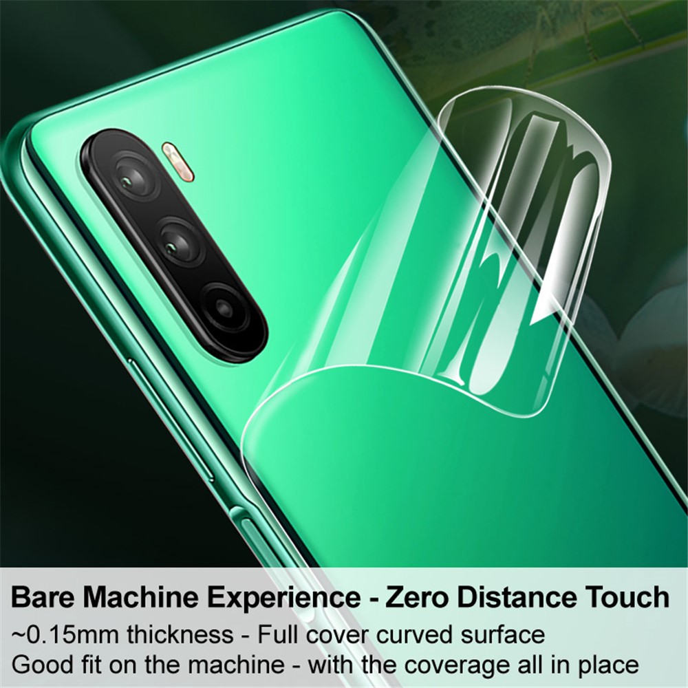 IMAK 2Pcs/Set Full Coverage High Definition TPU Hydrogel Film III Back Protector for ZTE nubia Red Magic 6 Pro / ZTE nubia Red Magic 6-6