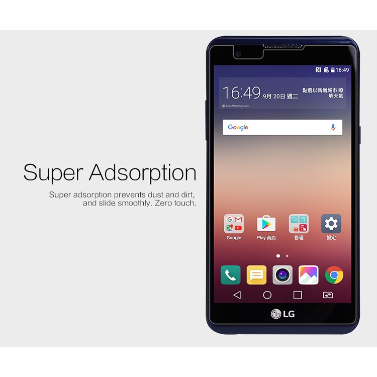 NILLKIN Anti-fingerprint Clear Screen Protector Shield Film for LG X Power-1
