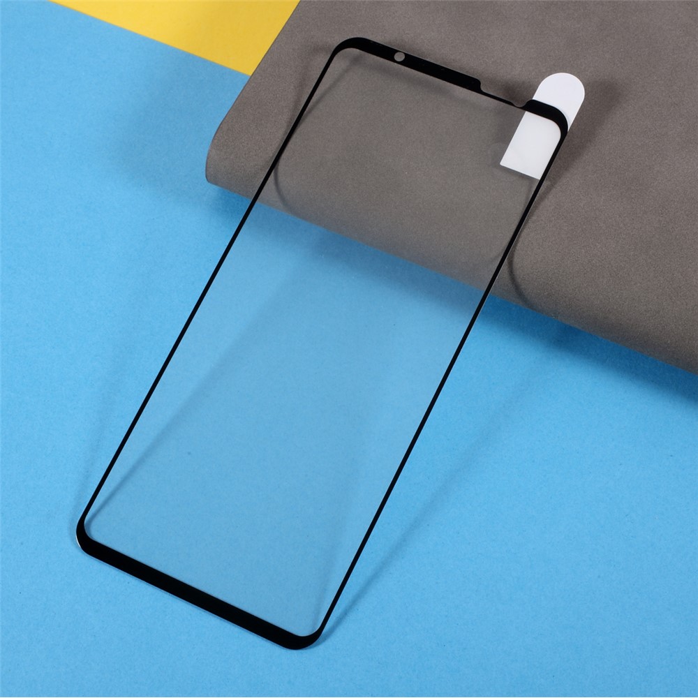 Full Size Coverage Full Glue Silk Print Tempered Glass Screen Protector for Asus ROG Phone 5-3
