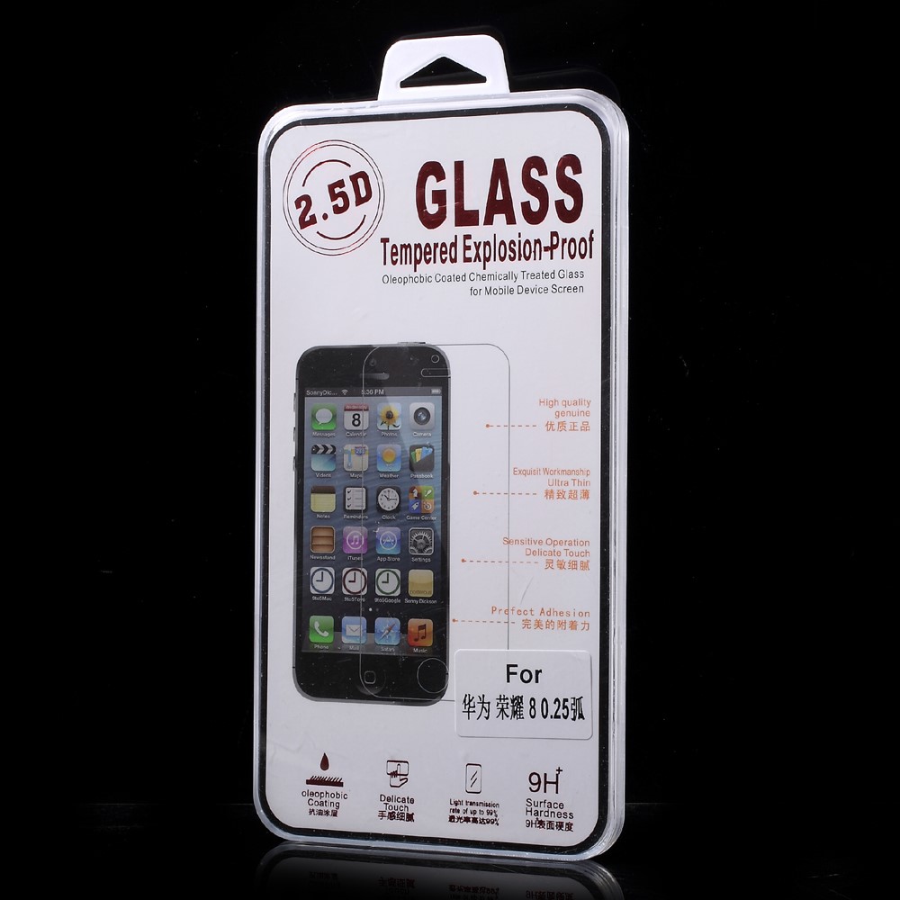 0.25mm Tempered Glass Screen Protector Film for Huawei Honor 8 Arc Edge-8
