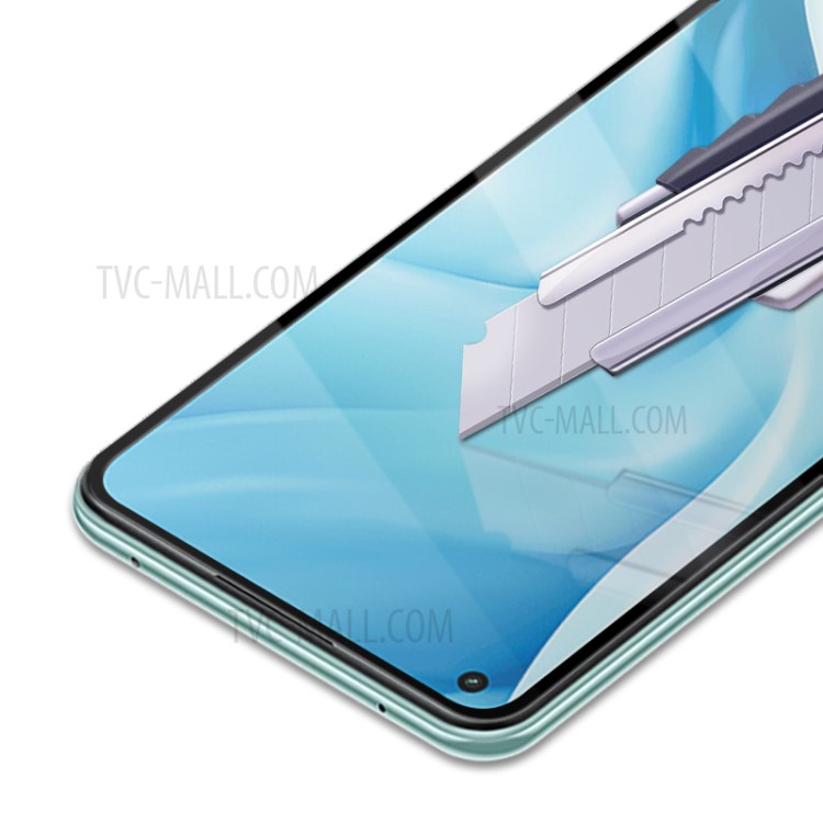 AMORUS Side Glue Full Coverage 3D Curved Screen Design Tempered Glass Screen Protector for Xiaomi Mi 11 Lite 4G / 5G - Black-6