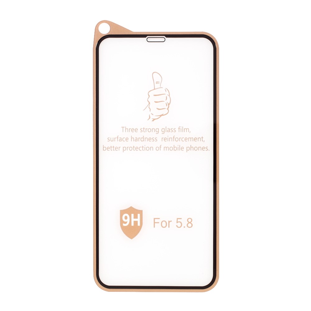 RURIHAI Ultra Clear Crack-resistant Edges 9H Full Glue Tempered Glass Film for iPhone 11 Pro 5.8 inch/X/XS 5.8 inch-3