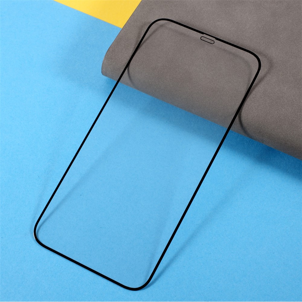 RURIHAI Crack-resistant Edges 9H Full Glue Ultra Clear Tempered Glass Film for iPhone 12 Pro Max-5