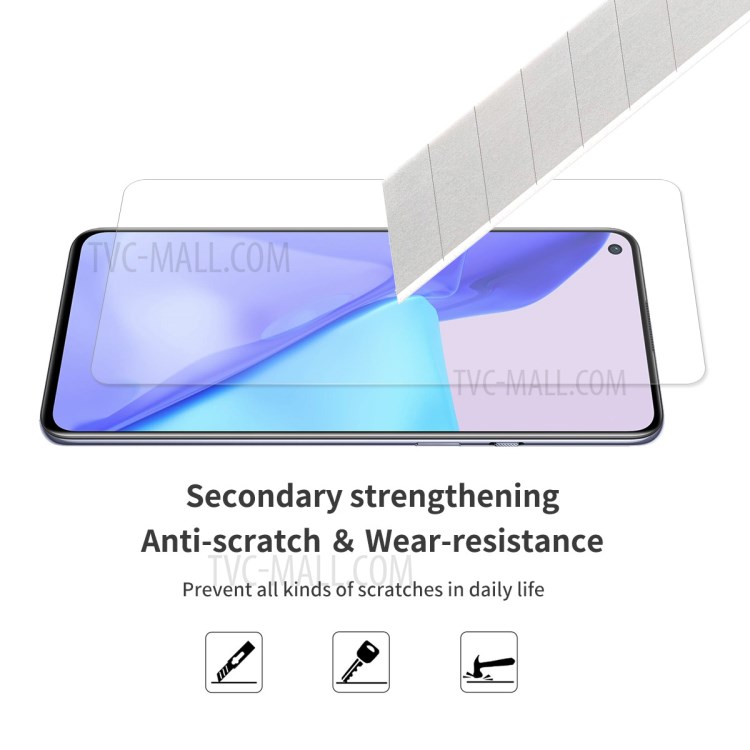 Cappello Prince 5pcs 0.26mm 9h 2,5D Protezione Schermo In Vetro Temperato Per OnePlus 9 / 9R-2