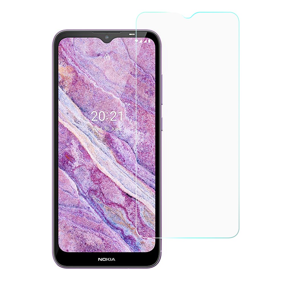 Protector De Pantalla De Cristal Templado De 0.3mm Para Nokia C10 / C20, Película De Protección Telefónica De Borde De Arco