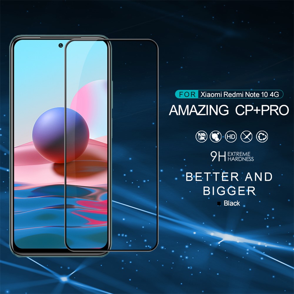NILLKIN CP+PRO Anti-Burst Tempered Glass Ultra Thin Screen Film for Xiaomi Redmi Note 10 4G/Note 10S-2