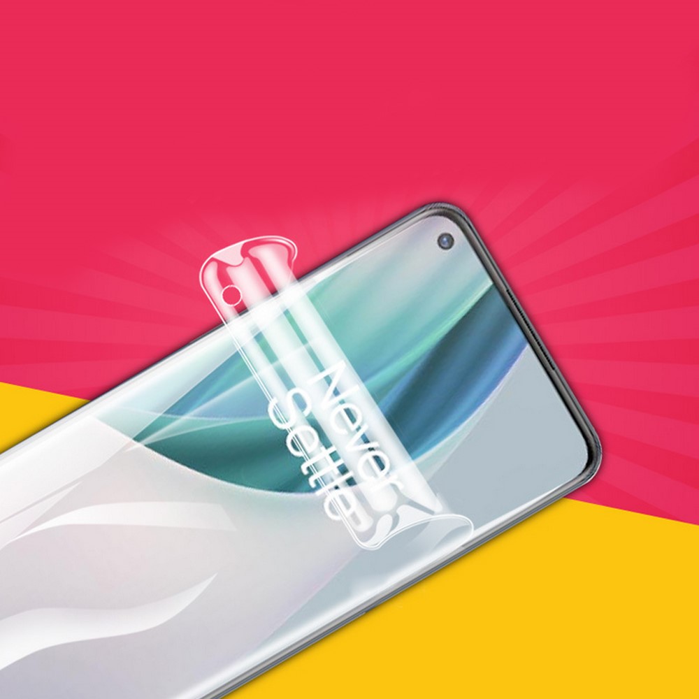 Full Coverage Anti-explosion Anti-fingerprint Anti-Glare TPU Screen Protector for OnePlus Nord N10 5G-3